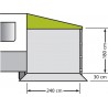 Side Wall without Window Drawing