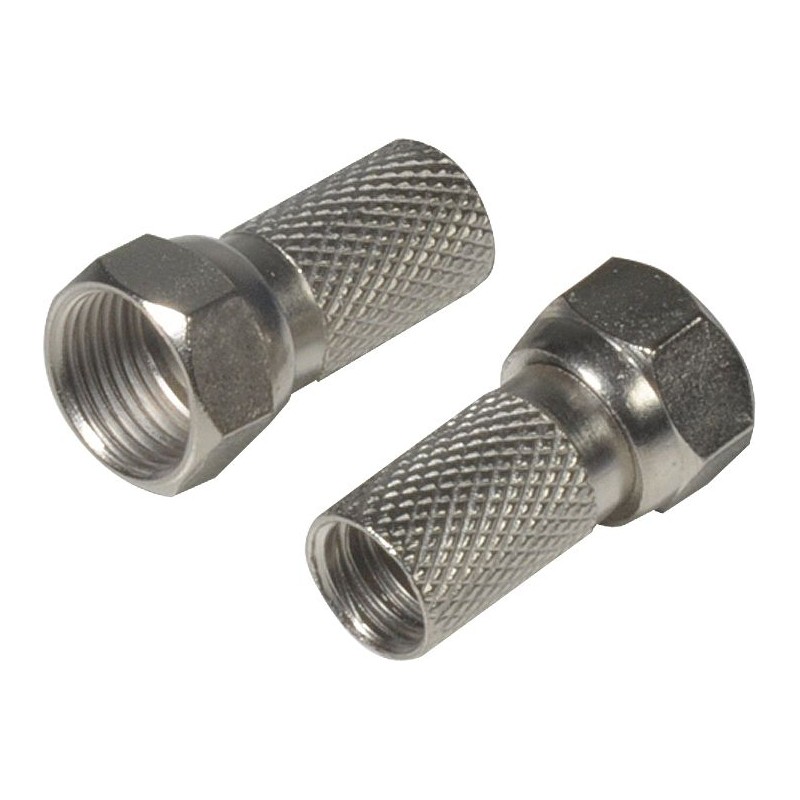 F-Connector 7 mm, 2 Pcs.