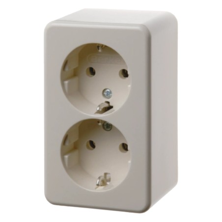 Socket Schuko Surface-Mounted