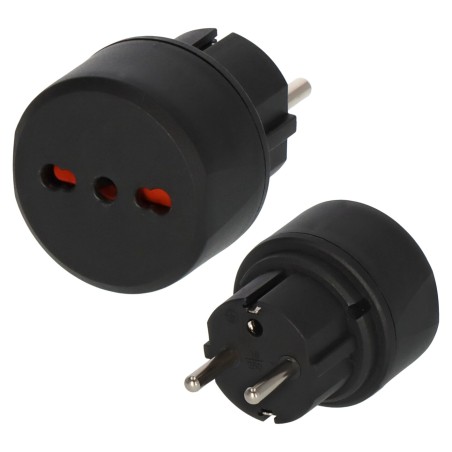 Travel Adapter Schuko/IT