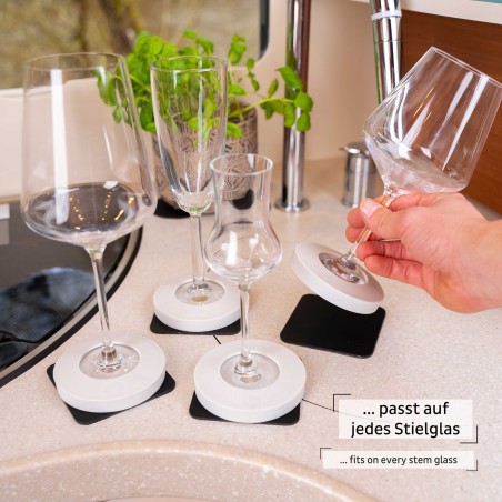 Magnetic Cover for Stemware