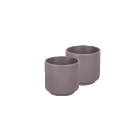 Set 2 Espresso Dolomit rose