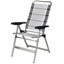 Camping Chair Dolce L, Silver/Grey
