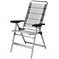 Camping Chair Dolce L, Silver/Grey