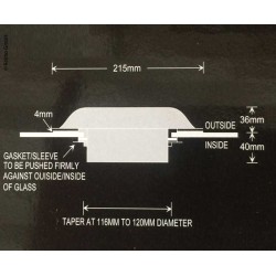 Edelstahl Solarventilator -...