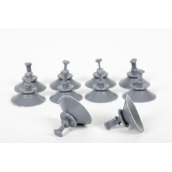 Saugnapf Ø50mm grau.10St