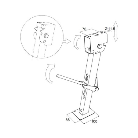 Vehicle support Jack 1 pair...