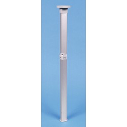 Folding table foot silver -...