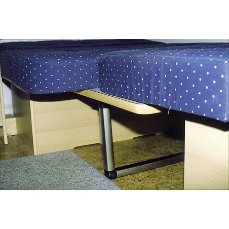 Folding table foot silver -...