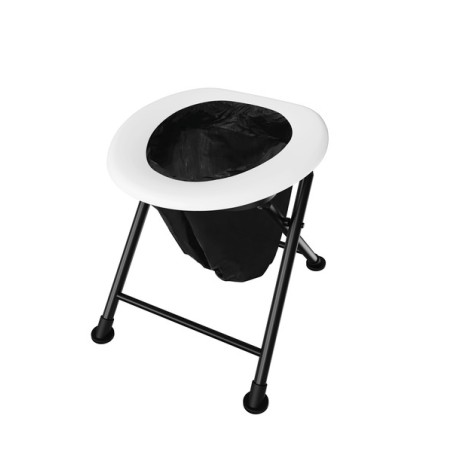 Camping folding toilet
