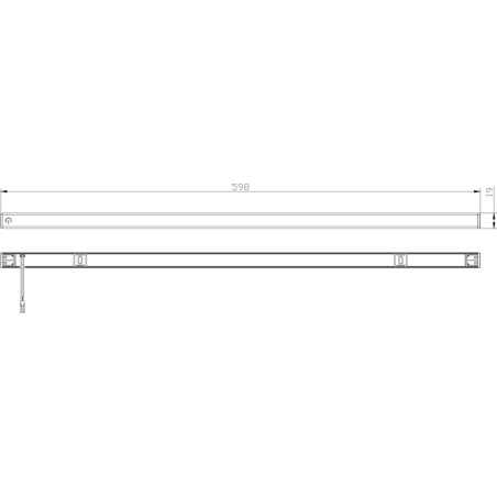 LED line light - 600 mm