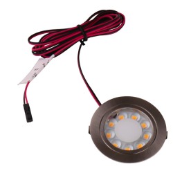 Edelstahl-LED-Spot - 9 LEDs