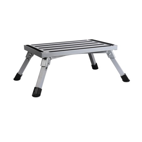 Folding steel step