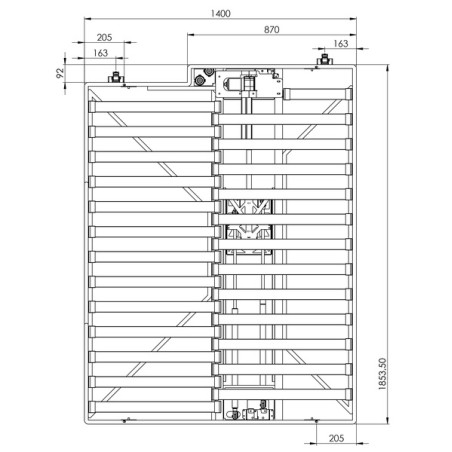 Lifting bed electric - for...