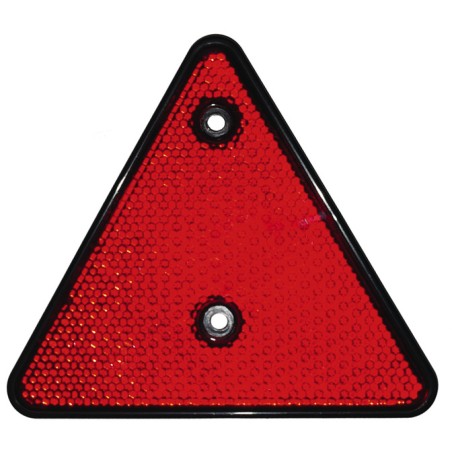 Triangle reflector red