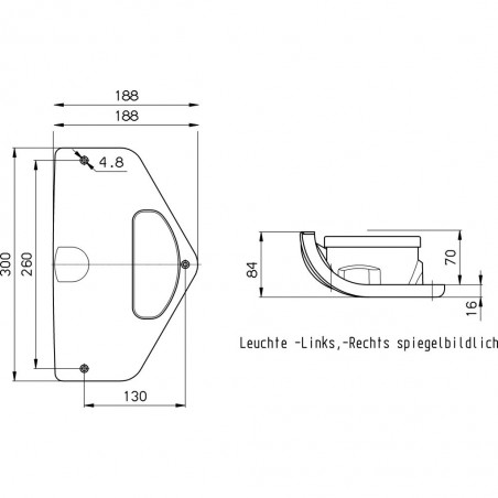 Rear Fog Light BBSNMR2000 Right