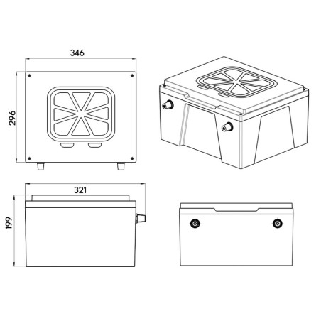 Lithiumbatterie SK 300 vo