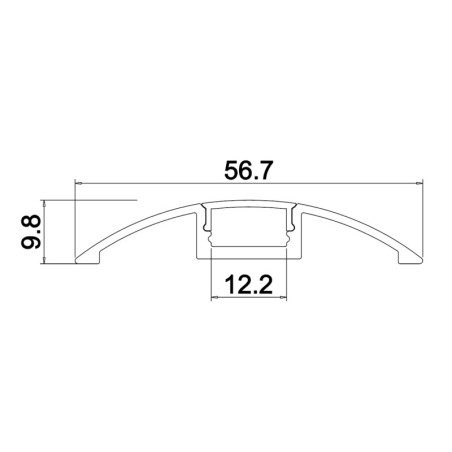Aluminum profile for LED...