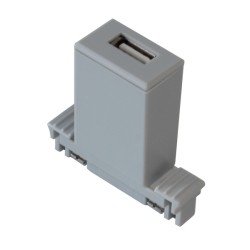 USB port for power rail...