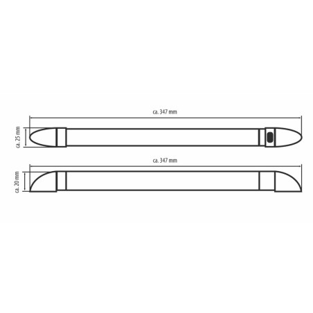 12 V LED-Linienleuchte Mini