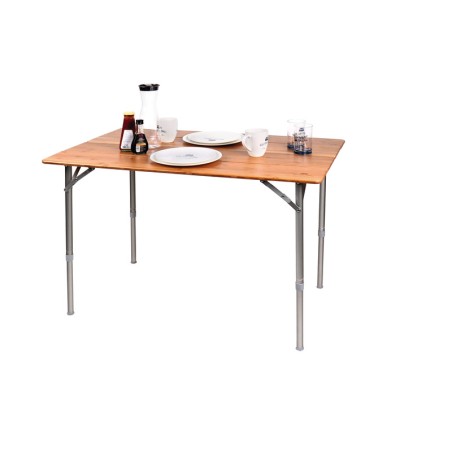 Camping table with bamboo...