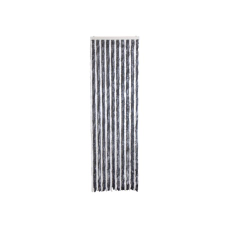 Flauschvorh.56x205 Grau/w