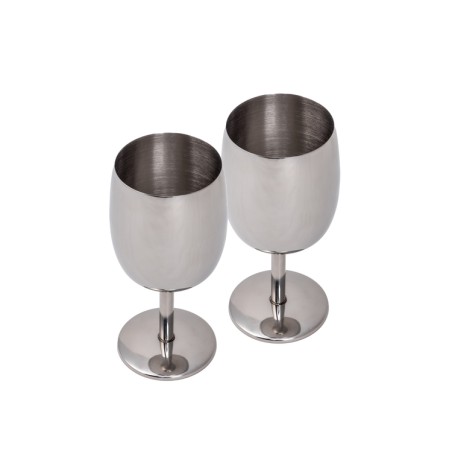 Edelstahl-Weinkelch - 2er Set