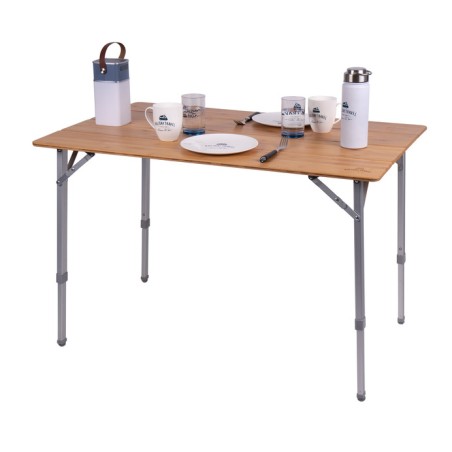 Camping table with bamboo...