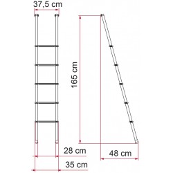 Aluminium Ladder Deluxe 5 B