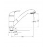 Single Lever Mixer Kama with Shower Julia