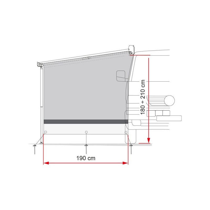 Πλαϊνό τοίχωμα Sun View Side Van F45van