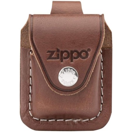 Zippo fuel lighter leather...