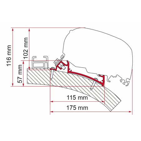 Awning Adapter Carthago...