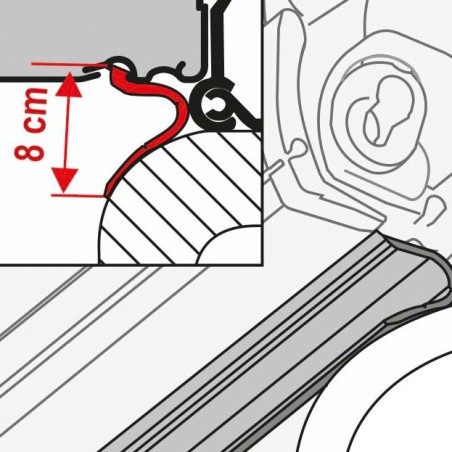 Dichtband Rain Guard Lower,...