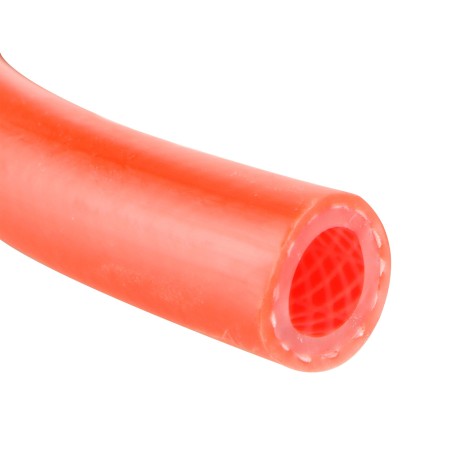 PVC Heißwasserschlauch, rot