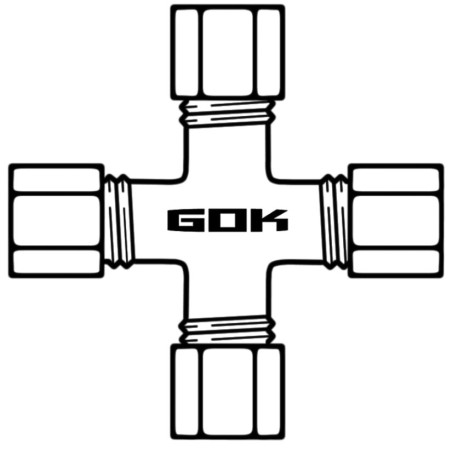 Cross Fitting K, RVS 8