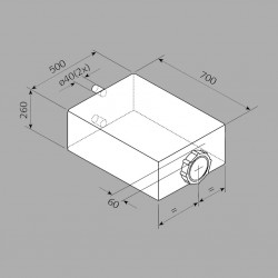 Waste Water Tank 85 Litres Type V 8-07/0