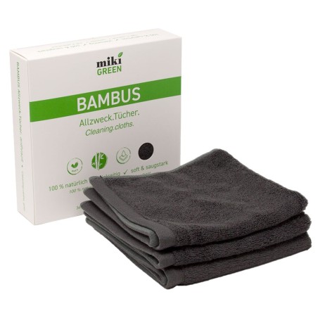 Bambustücher, anthrazit,...