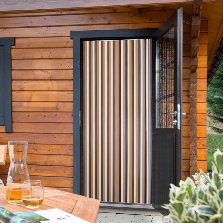 Strip Curtain, brown-beige