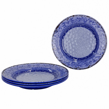 Soup Plate Stone Line, azure