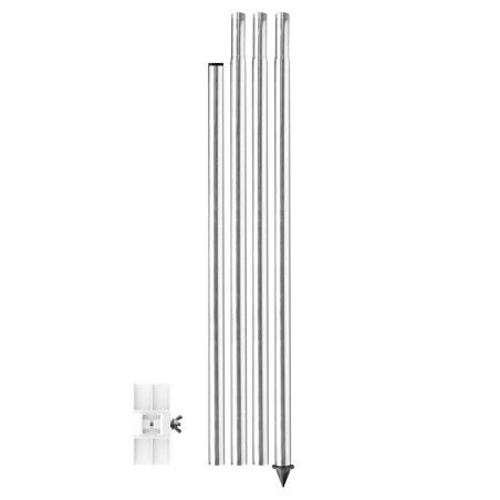 Pole with Side Wall Bracket...