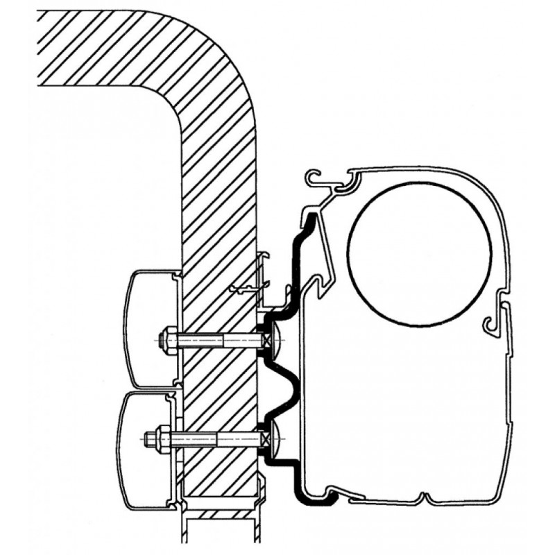 Adapter Hymer Exsis / Hymer Camp 99