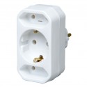 Euro and Safety Adapter 2+1