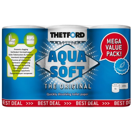 Toilettenpapier Aqua Soft...