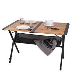 Bambus-Rolltisch MENDOZA 110