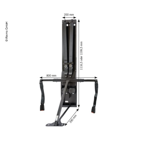 Belt support for 2 persons...