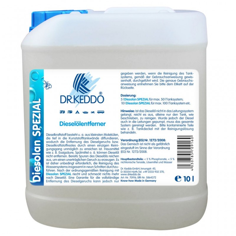 Diesel Oil Remover Diesolan SPEZIAL 10 litres