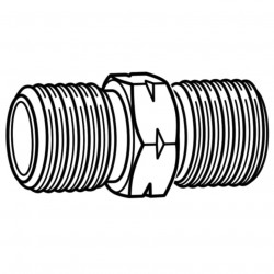 Connector G 1/4 LH-KN x G1/4 LH-KN