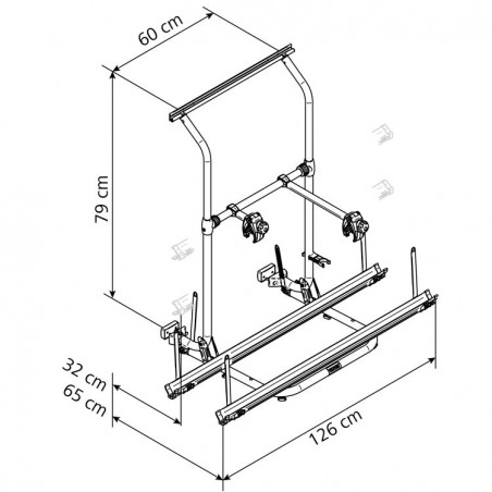 Bike Carrier Thule Sport G2 W-150 / Hobby