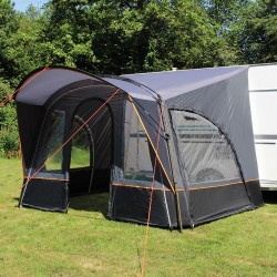 partial tent Sienna, open